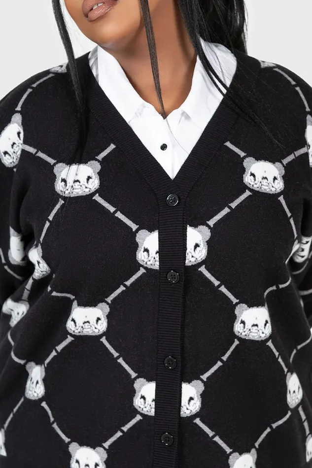 Women Cardigans Killstar Bone To Pick Cardigan