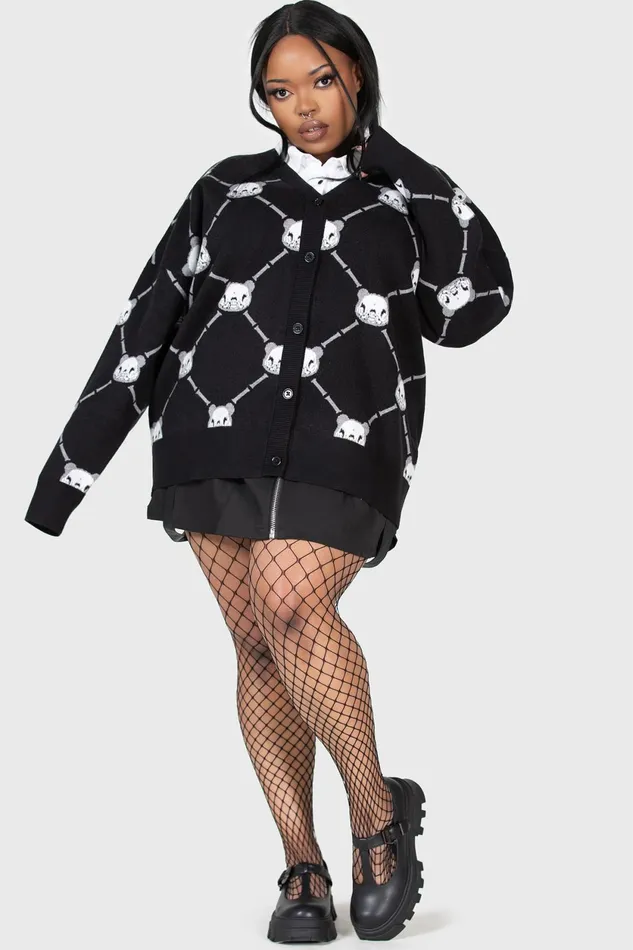 Women Cardigans Killstar Bone To Pick Cardigan