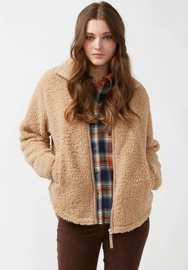 Women Caterina Vintage Caramel Women039s Full Zip Jacket Vintage Caramel Buffalo David Bitton Jackets