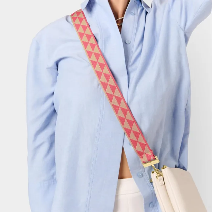 Women ClipOn Accessories Katie Loxton Canvas Bag Strap In Coral 8211 Crossbody Bag Strap Women ClipOn Accessories Katie Loxton Canvas Bag Strap In Coral 8211 Crossbody Bag Strap
