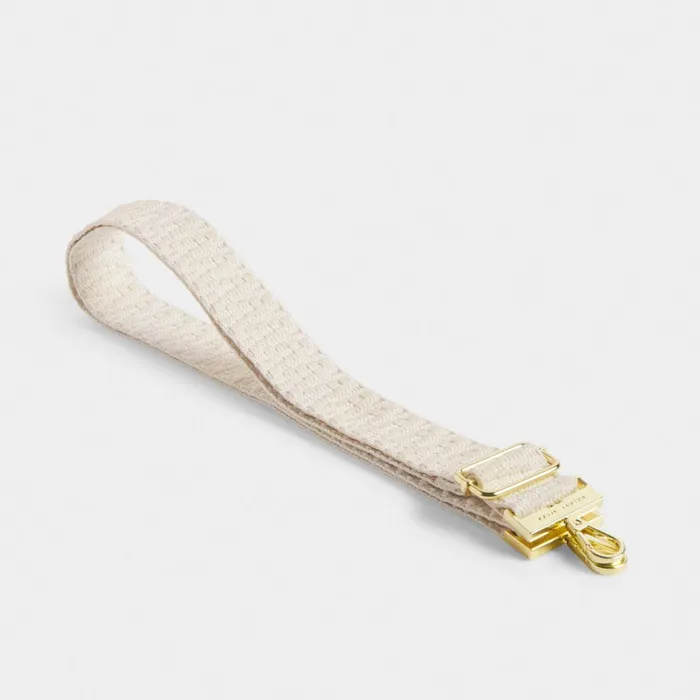 Women ClipOn Accessories Katie Loxton Canvas Bag Strap In Ecru 8211 Crossbody Bag Strap Women ClipOn Accessories Katie Loxton Canvas Bag Strap In Ecru 8211 Crossbody Bag Strap