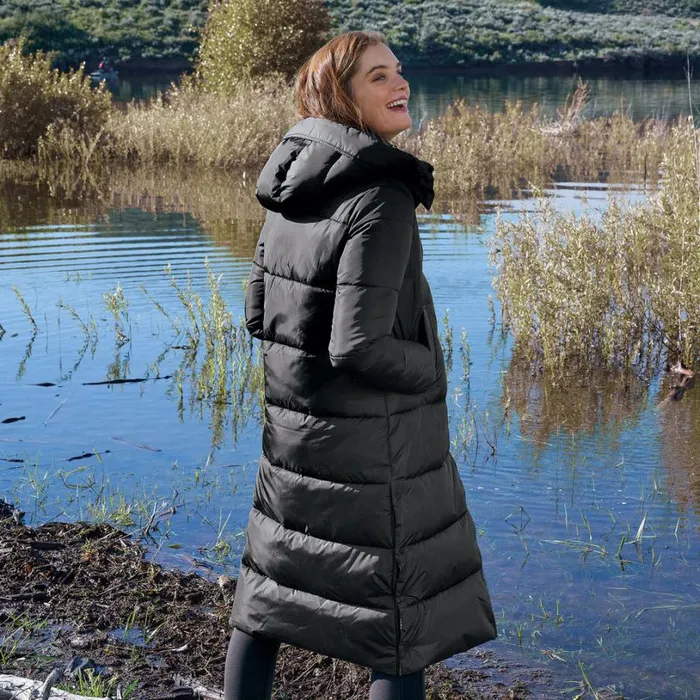 Women Colette Puffer Coat Black Sundance Catalog Jackets and Coats