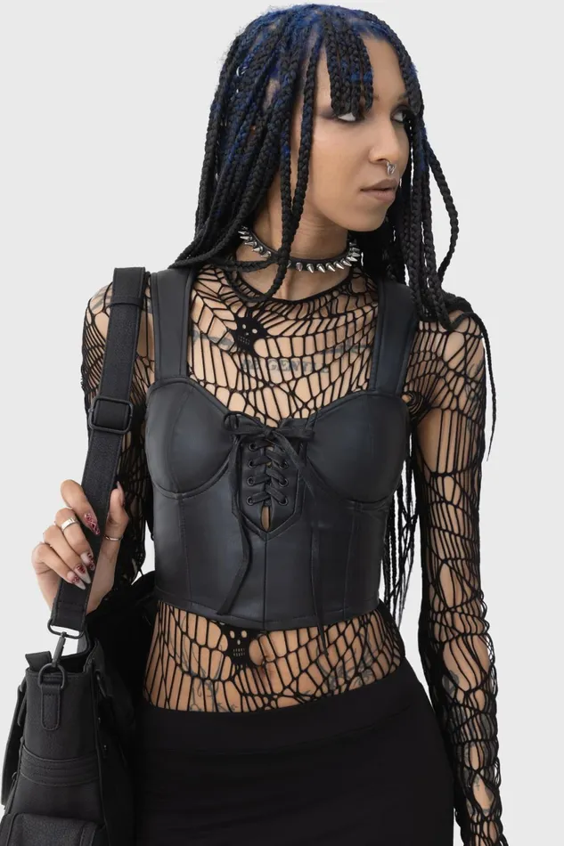 Women Corsets Killstar Moonless Corset Top