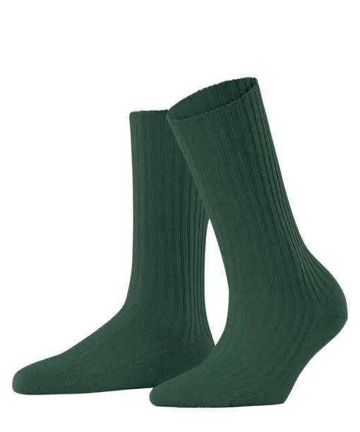 Women Cosy Wool Boot Women Socks Hunter Green FALKE Socks