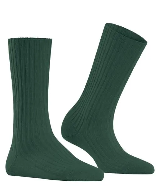 Women Cosy Wool Boot Women Socks Hunter Green FALKE Socks