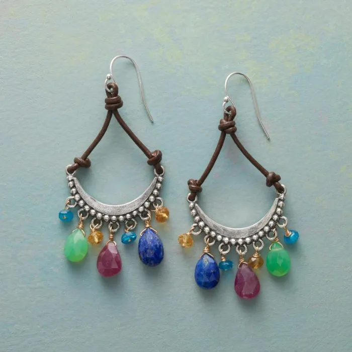 Women Cradle Of Color Earrings Sundance Catalog Earrings