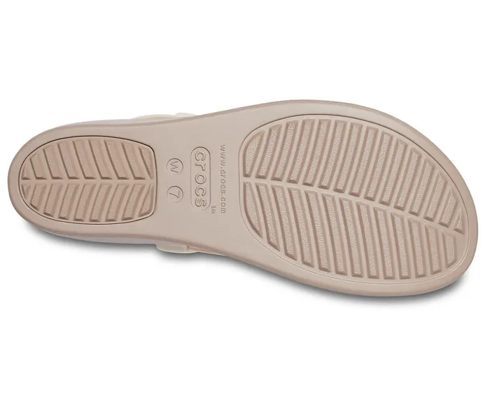 Women Crocs Brooklyn High Wedge Stucco Mushroom Crocs Sandals