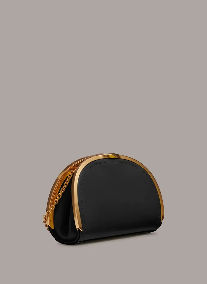 Women Crossbody Bags And Satchels Donna Karan LAWRENCE CLUTCH Black