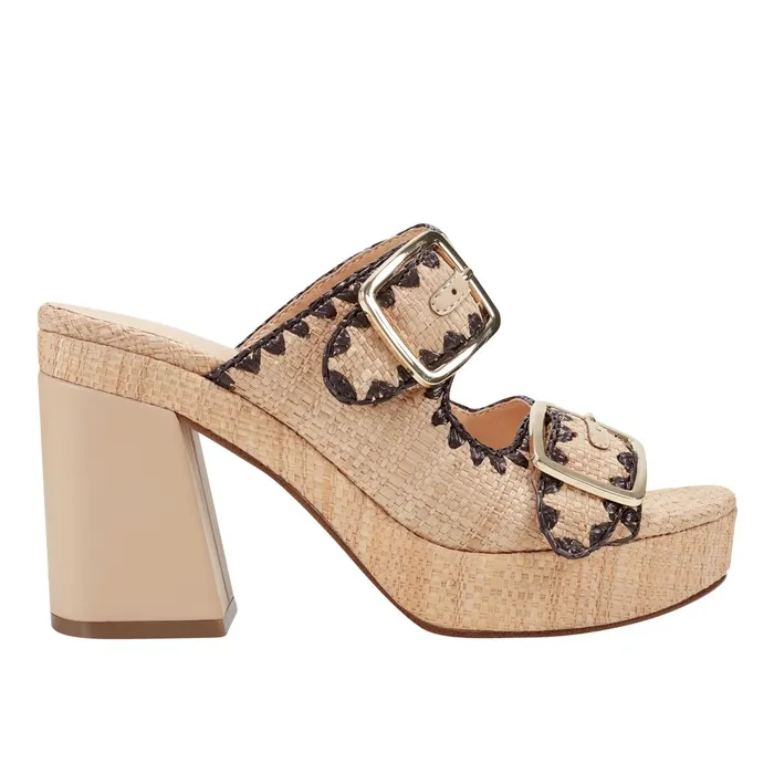 Women Dalen Platform Sandal Light Natural Marc Fisher Sandals