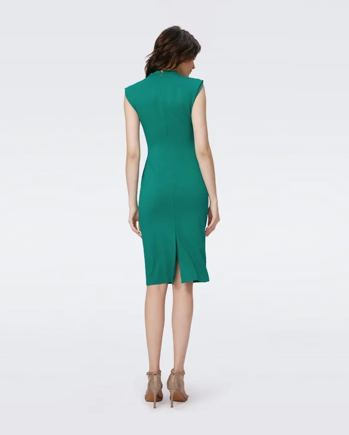 Women Darrius Dress Emerald DVF Dresses Women Darrius Dress Emerald DVF Dresses