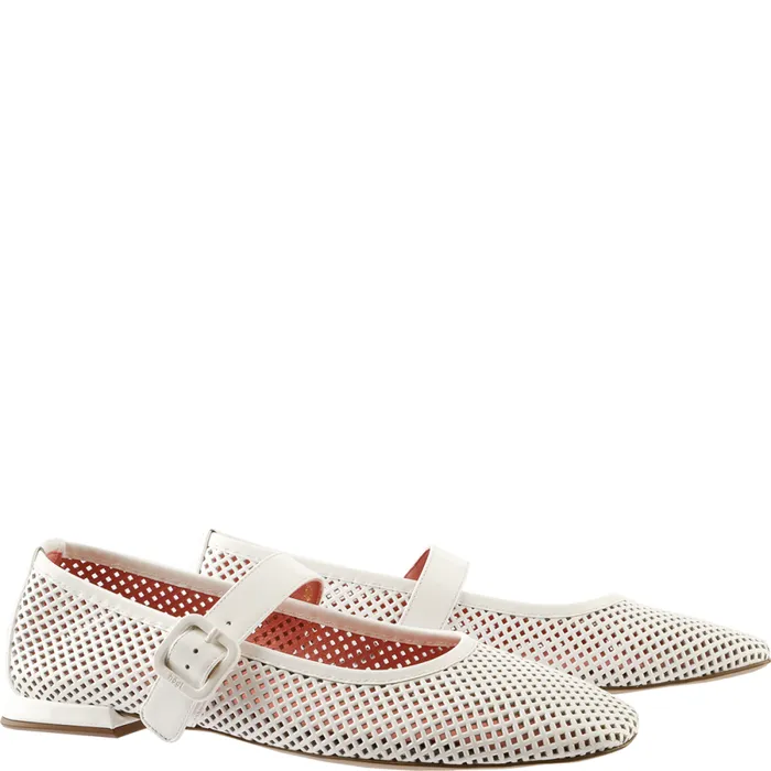 Women Dolly Ballerinas White HGL Ballerinas