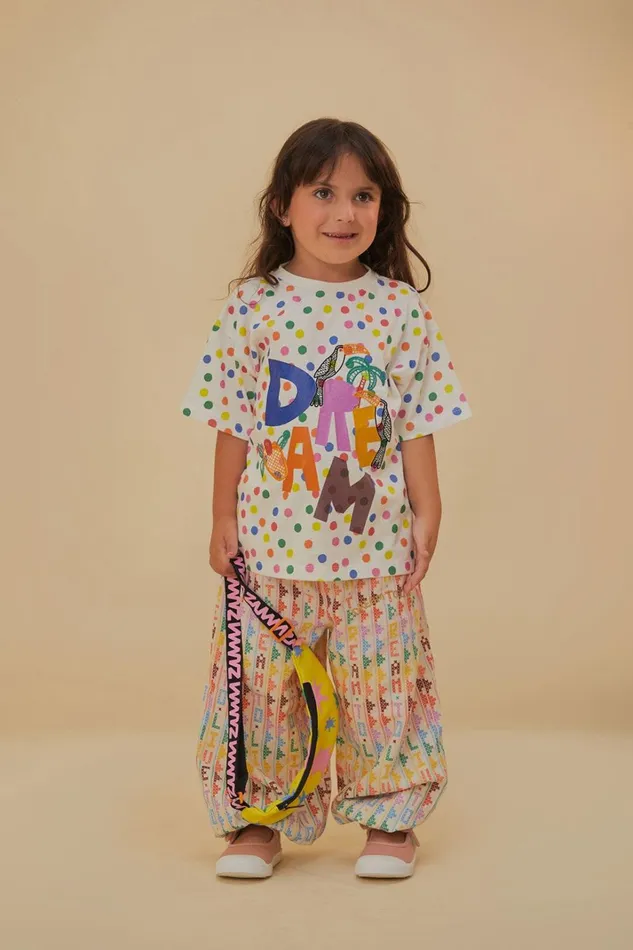 Women Dream Kids TShirt Offwhite FARM Rio Tshirts