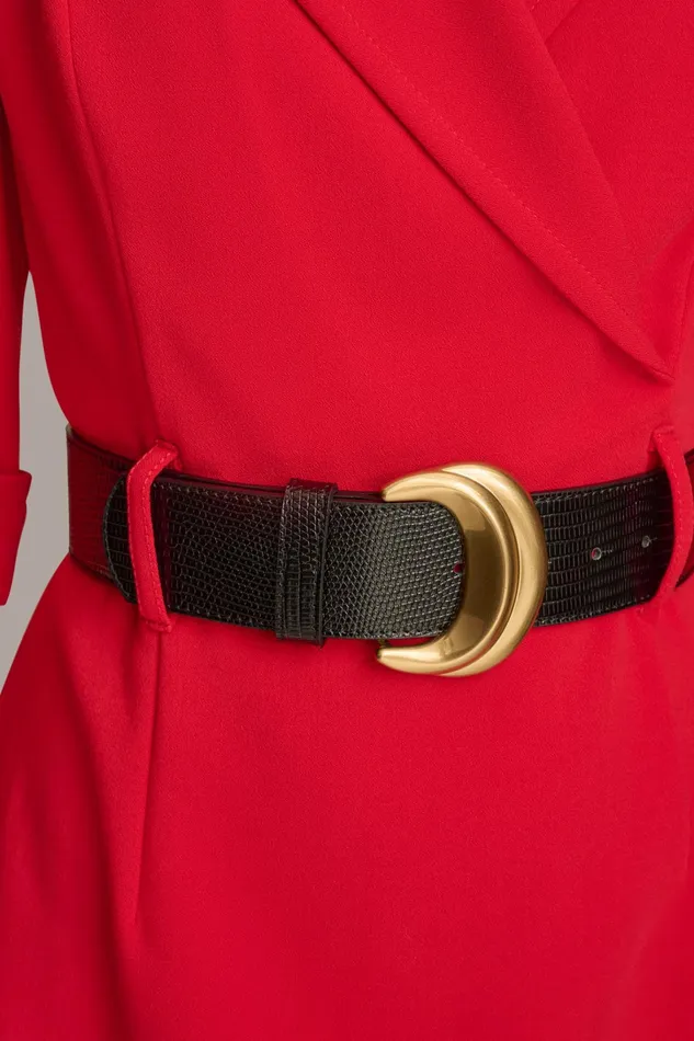 Women Dresses And Jumpsuits Donna Karan BELTED SHEATH DRESS Red