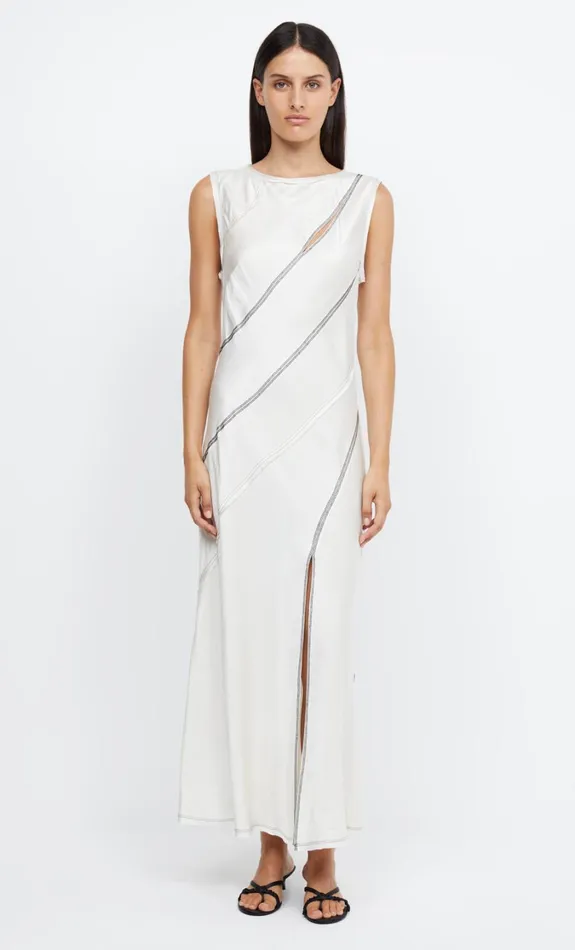 Women Dresses Bec Bridge EMERY PANEL MAXI DRESS Ivoryblack
