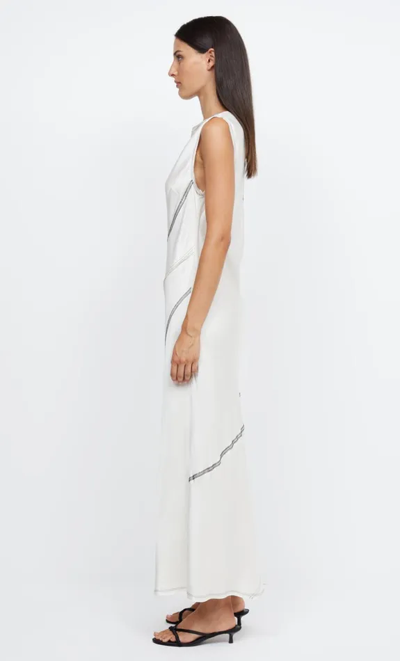 Women Dresses Bec Bridge EMERY PANEL MAXI DRESS Ivoryblack