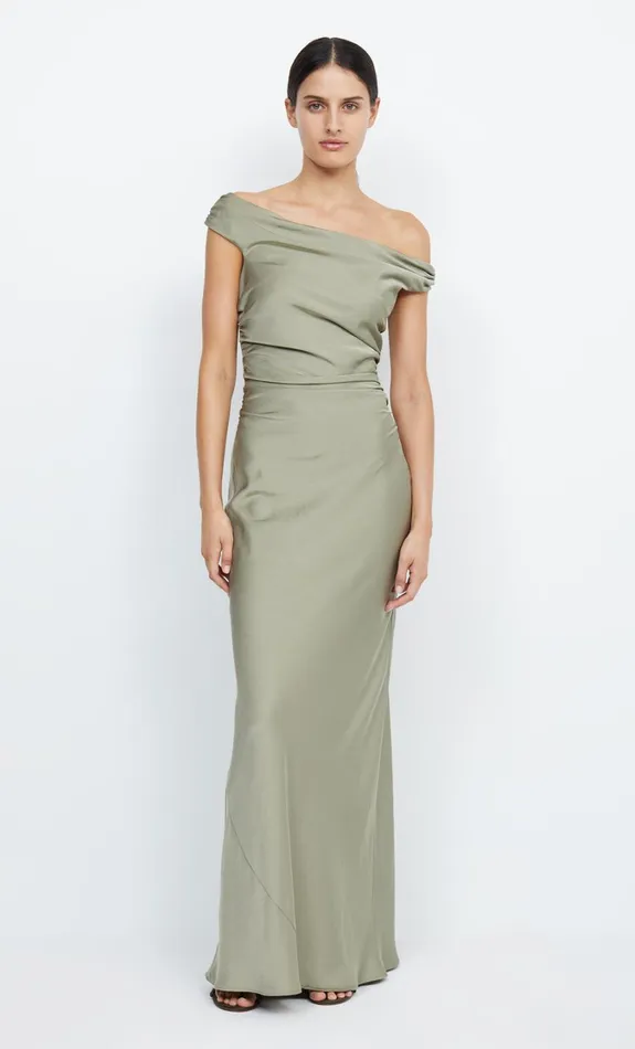 Women Dresses Bec Bridge ETERNITY OFF SHOULDER MAXI Sage