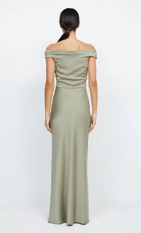 Women Dresses Bec Bridge ETERNITY OFF SHOULDER MAXI Sage