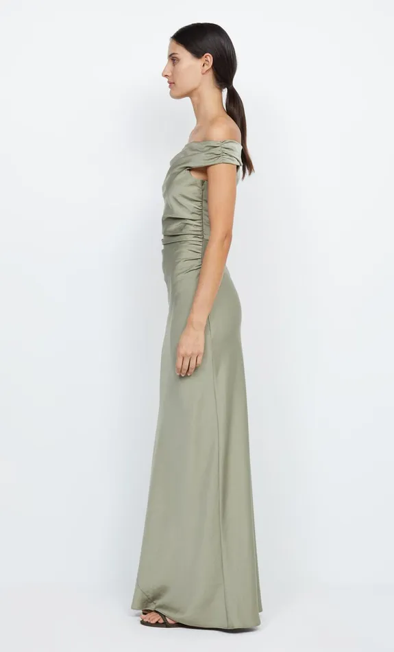 Women Dresses Bec Bridge ETERNITY OFF SHOULDER MAXI Sage
