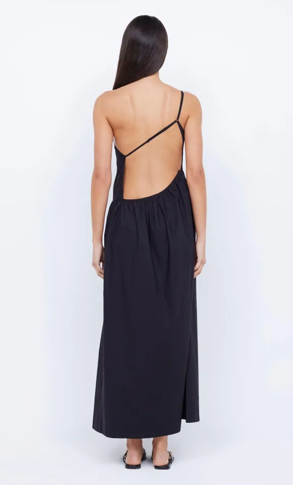 Women Dresses Bec Bridge LENNOX ONE SHOULDER MAXI Black