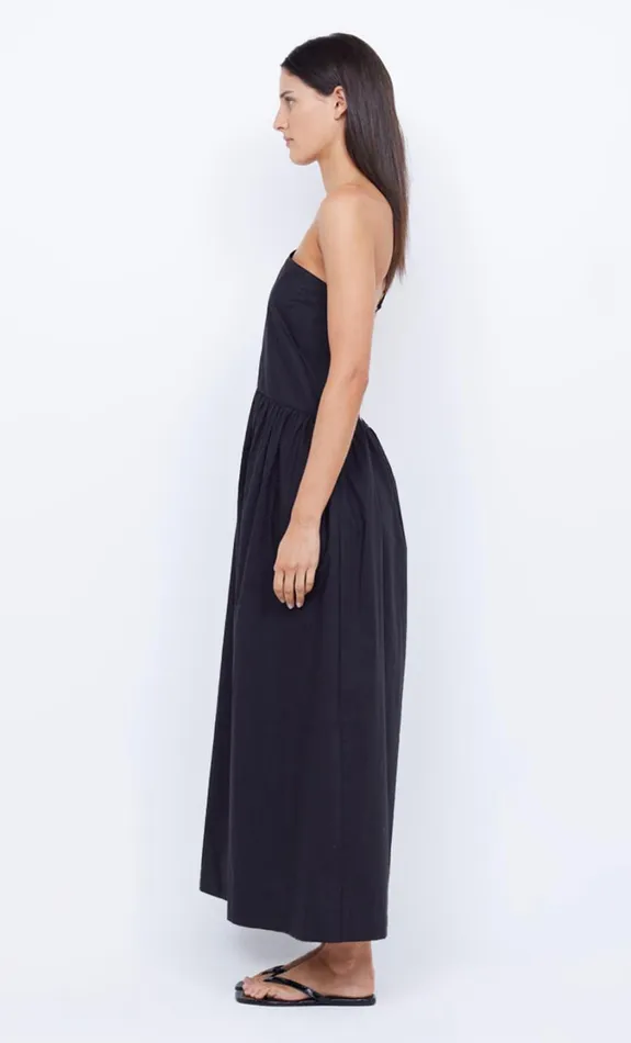 Women Dresses Bec Bridge LENNOX ONE SHOULDER MAXI Black