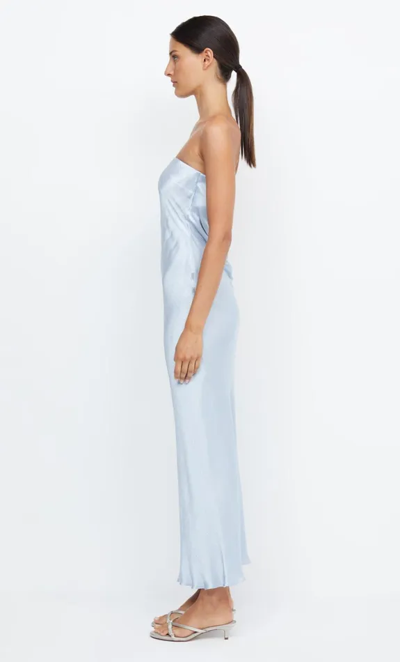 Women Dresses Bec Bridge MOON DANCE STRAPLESS DRESS Dusty Blue