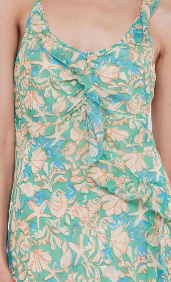 Women Dresses Bec Bridge OASIS FRILL MAXI DRESS Under The Sea