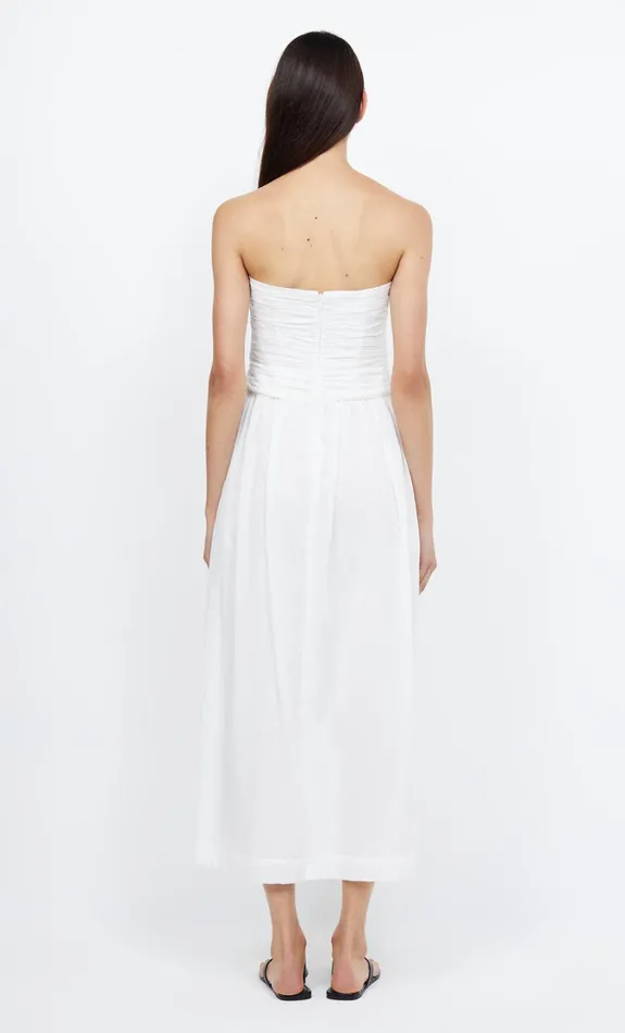 Women Dresses Bec Bridge PALMER STRAPLESS MAXI Ivory