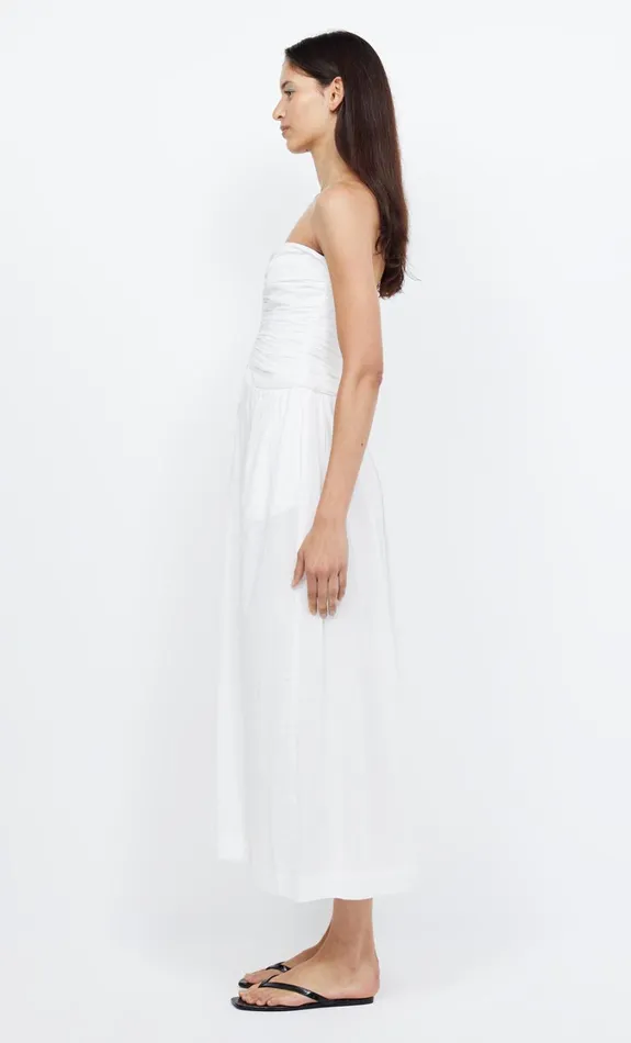 Women Dresses Bec Bridge PALMER STRAPLESS MAXI Ivory