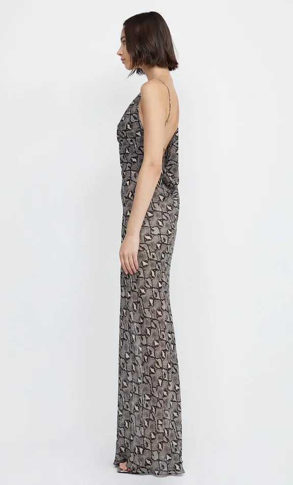 Women Dresses Bec Bridge PORTIA DRAPE MAXI DRESS Python
