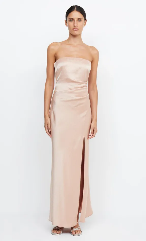 Women Dresses Bec Bridge THE DREAMER STRAPLESS DRESS Rose Gold