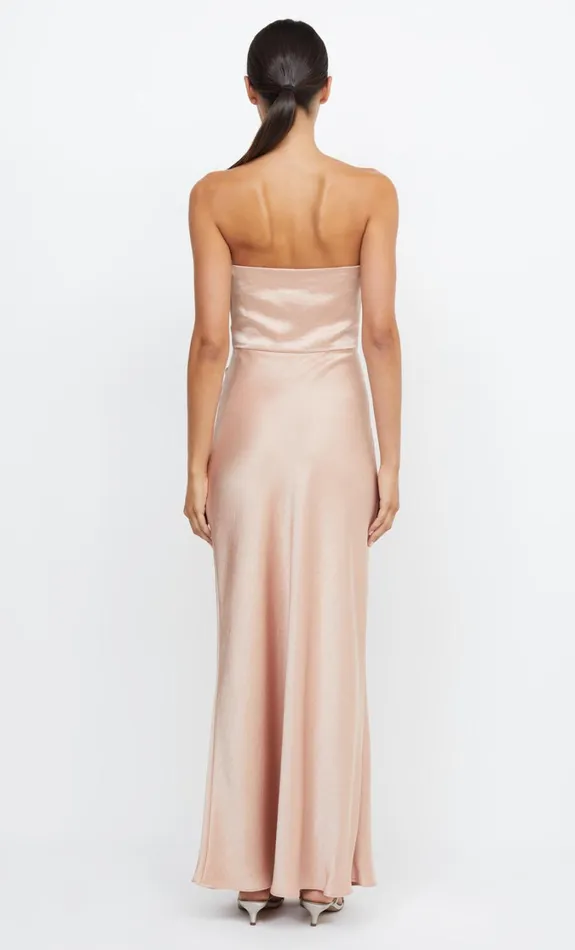 Women Dresses Bec Bridge THE DREAMER STRAPLESS DRESS Rose Gold