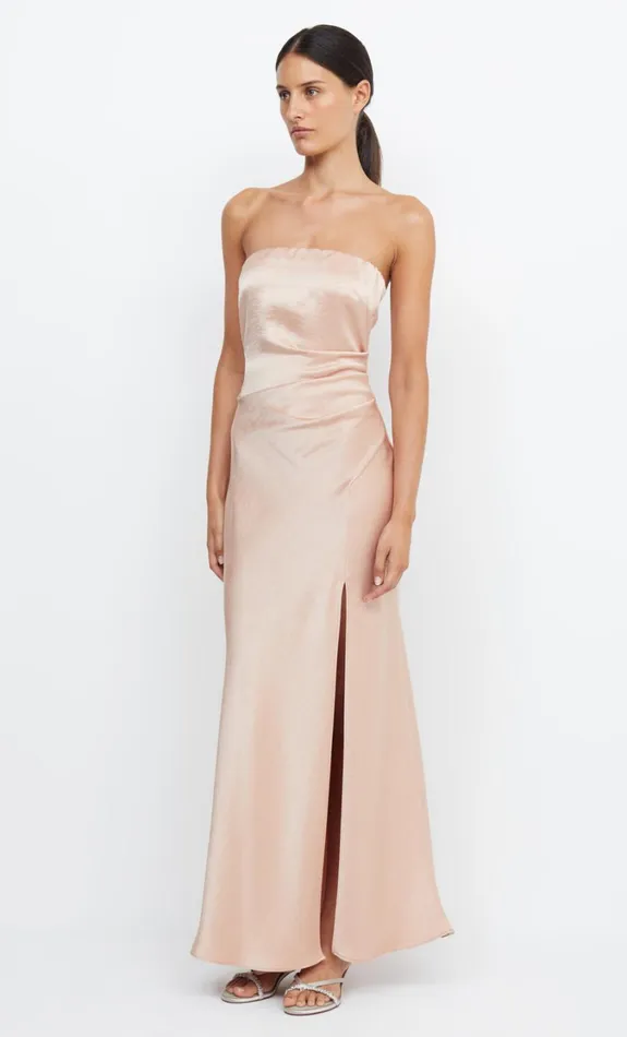 Women Dresses Bec Bridge THE DREAMER STRAPLESS DRESS Rose Gold