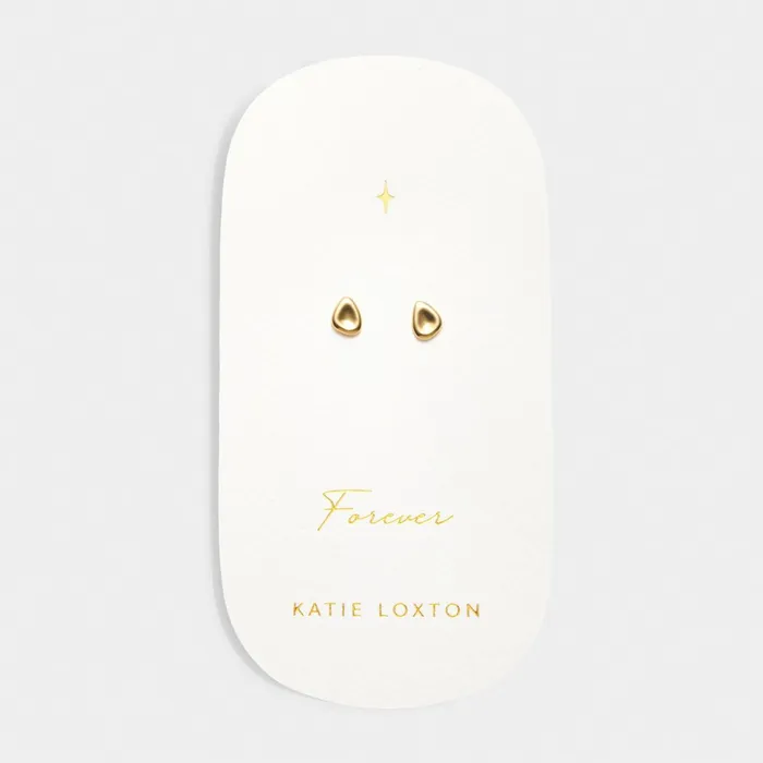 Women Earrings Katie Loxton Forever039 Waterproof Gold Pebble Earrings