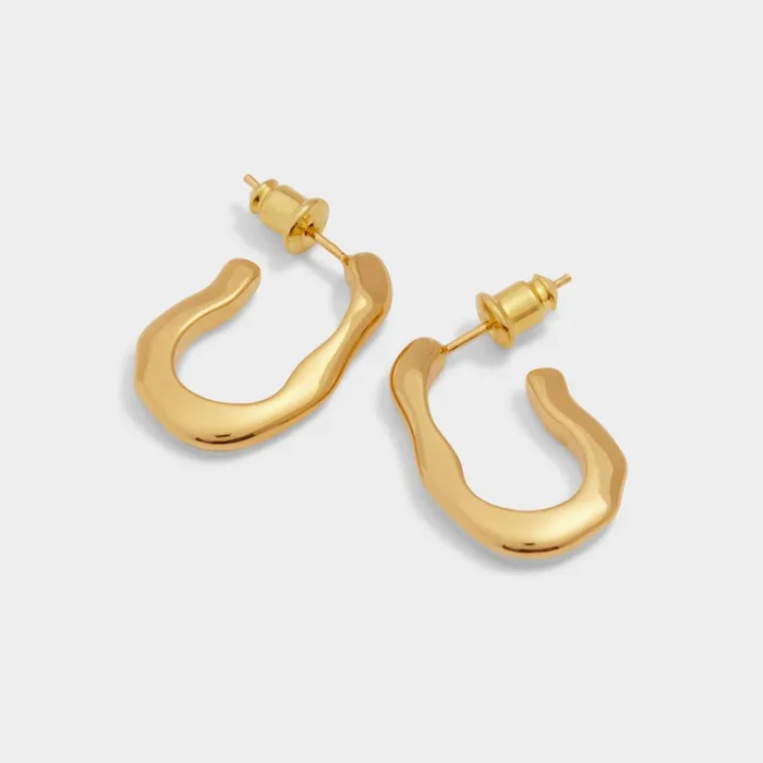Women Earrings Katie Loxton Hera Waterproof Gold Hoop Earrings
