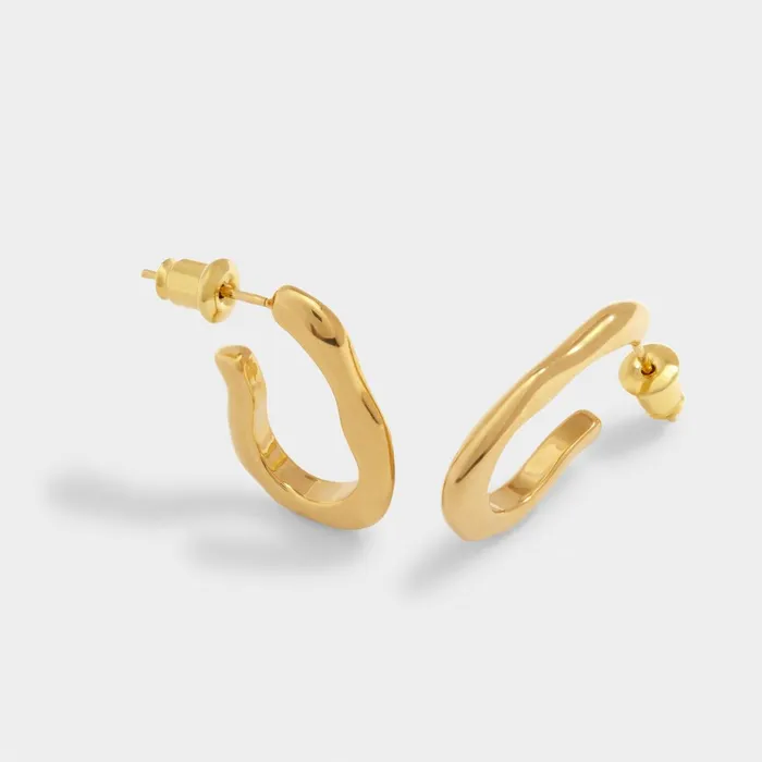 Women Earrings Katie Loxton Hera Waterproof Gold Hoop Earrings