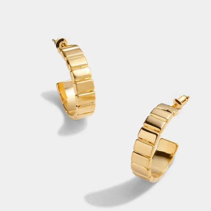 Women Earrings Katie Loxton Optimism039 Waterproof Gold Amulet Hoop Earrings
