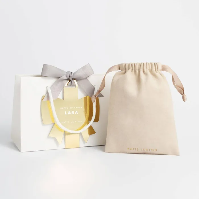 Women Earrings Katie Loxton Optimism039 Waterproof Gold Amulet Hoop Earrings