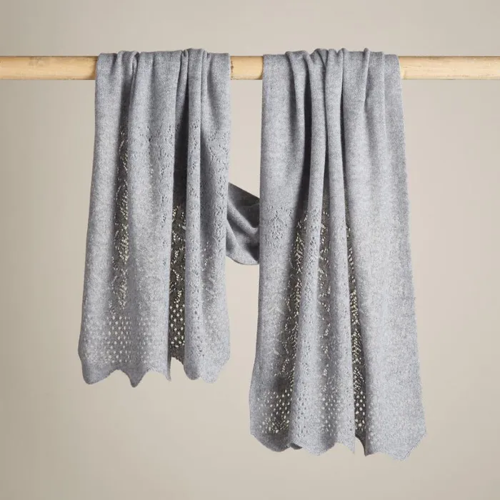 Women Essence Of Air Shawl Ivory Sundance Catalog Scarves and Gloves