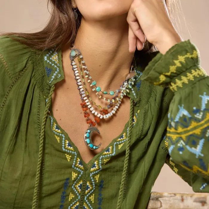 Women Fly Me To The Moon Necklace Sundance Catalog Necklaces Women Fly Me To The Moon Necklace Sundance Catalog Necklaces