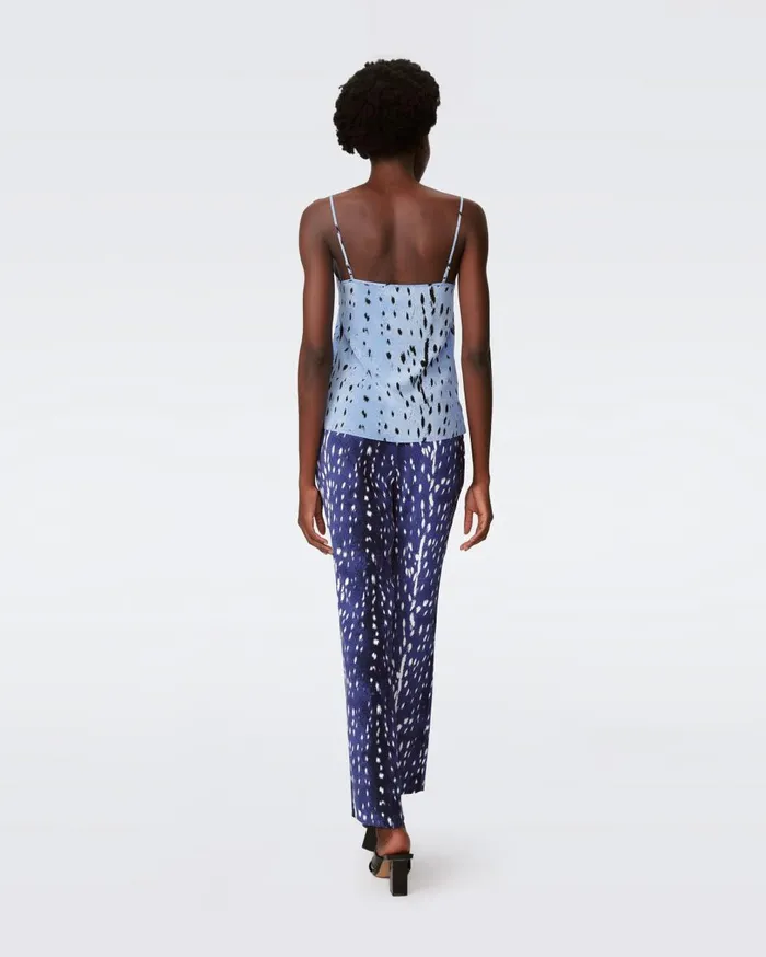 Women Glora Pants Fawn Perfect Navy DVF Pants and Shorts