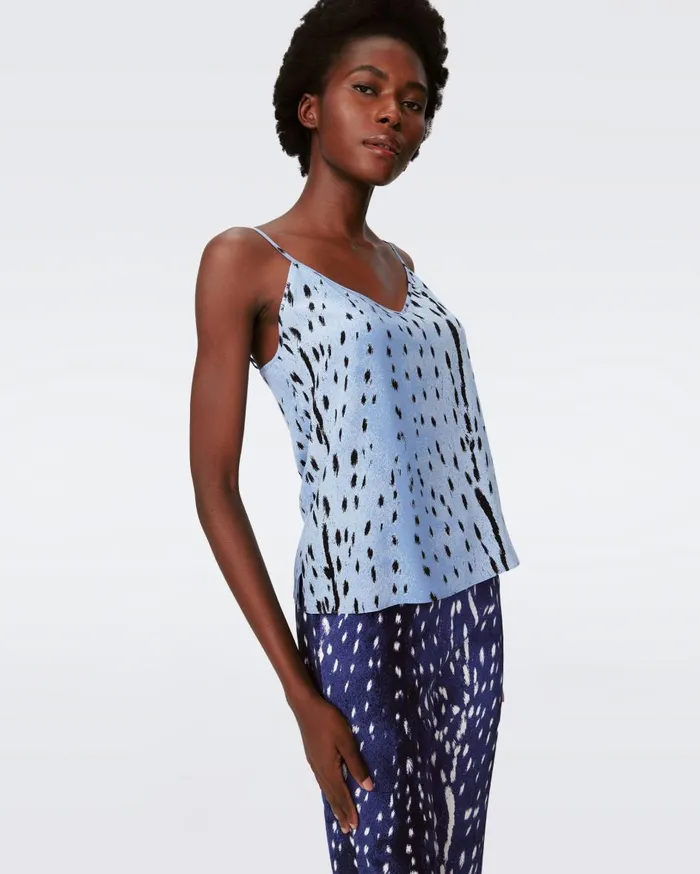 Women Glora Pants Fawn Perfect Navy DVF Pants and Shorts