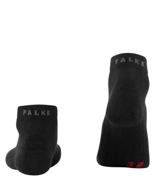 Women GO2 Short Women Golf Socks Black FALKE Golf Socks
