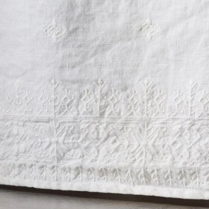 Women Gossamer Linen Embroidery Bedskirt Honeycomb Sundance Catalog Bedding and Bath Women Gossamer Linen Embroidery Bedskirt Honeycomb Sundance Catalog Bedding and Bath