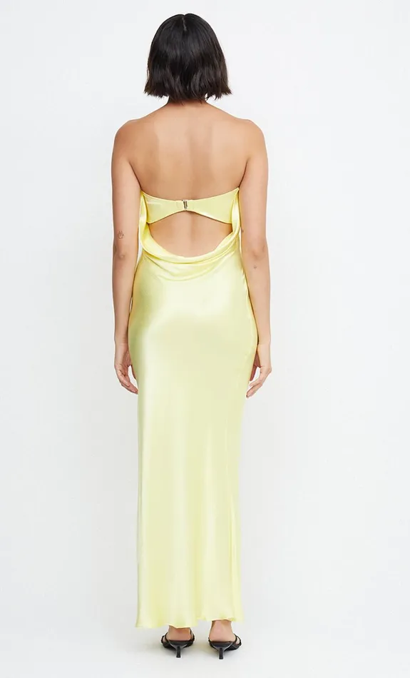 Women Guests Bec Bridge MOON DANCE STRAPLESS DRESS Citron