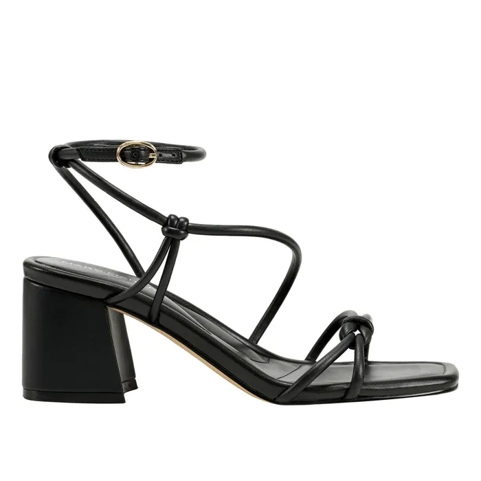Women Gurion Block Heel Sandal Black Marc Fisher Sandals