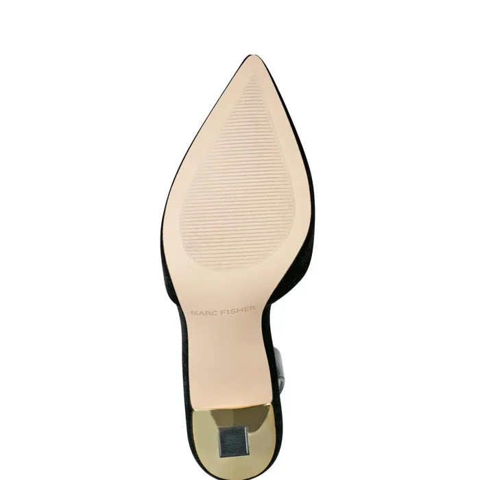 Women Hadya Slingback Pump Black Velvet Marc Fisher Heels and Pumps
