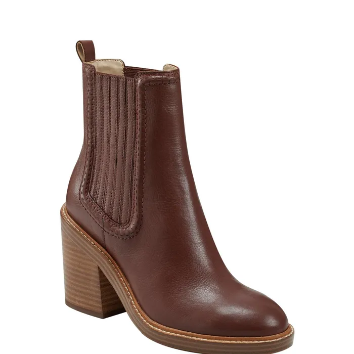 Women Halida Tailored Bootie Dark Natural Marc Fisher Booties