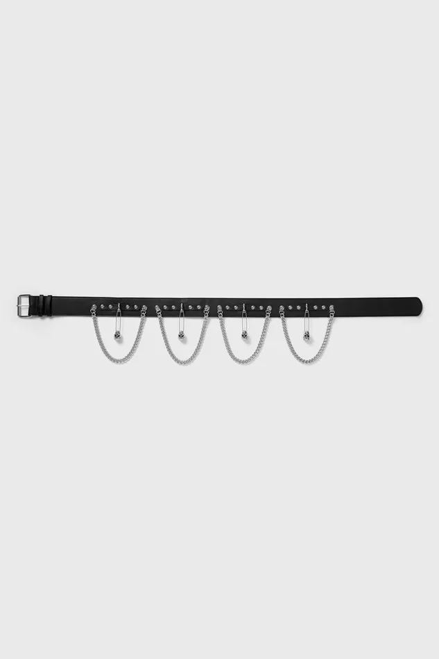 Women Harnesses and Belts Killstar Punktured Belt