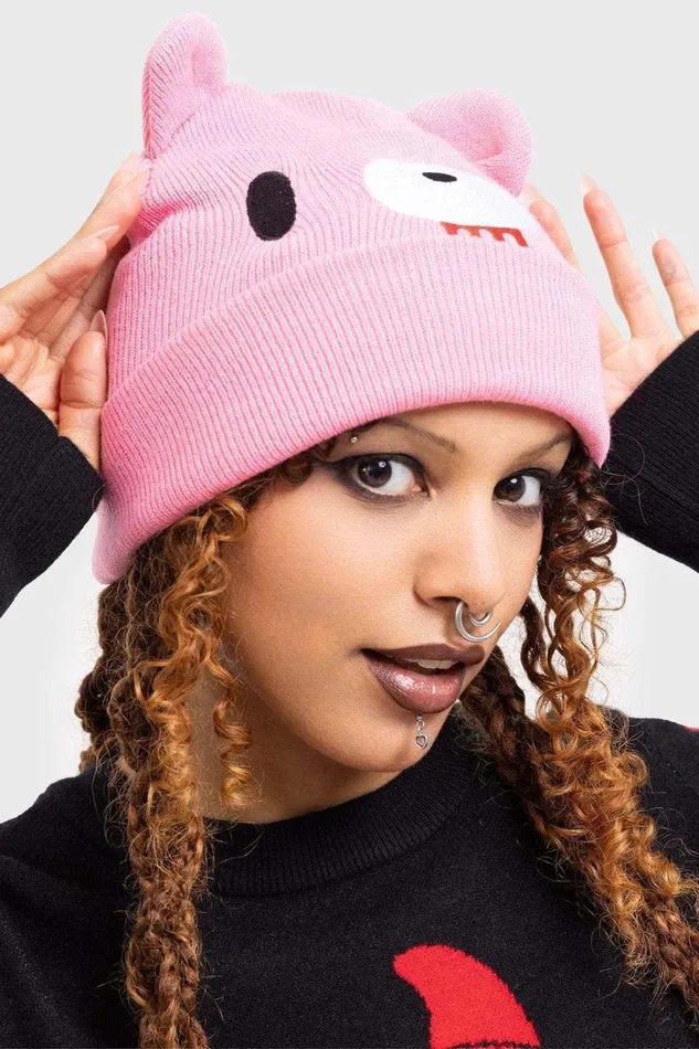 Women Hats and Headbands Killstar Gloomy Bear Beanie