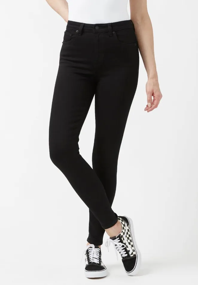 Women High Rise Skinny Skylar Black Jeans Black Buffalo David Bitton High Rise Skinny Skylar